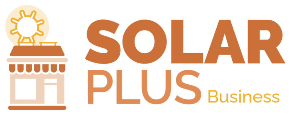Screenshot 2025-12-18 at 10.12.01 AM solar plus Business logo featuring a small business and sun